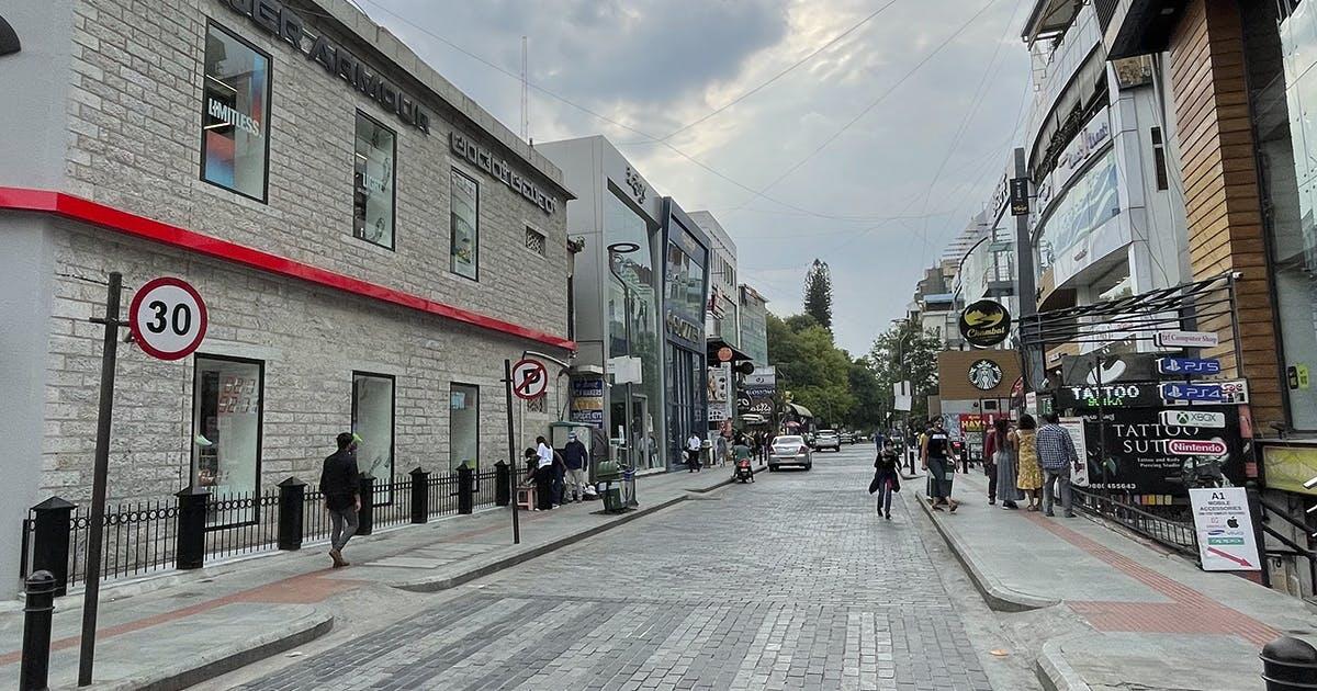 MG Road, Brigade Road & Church Street